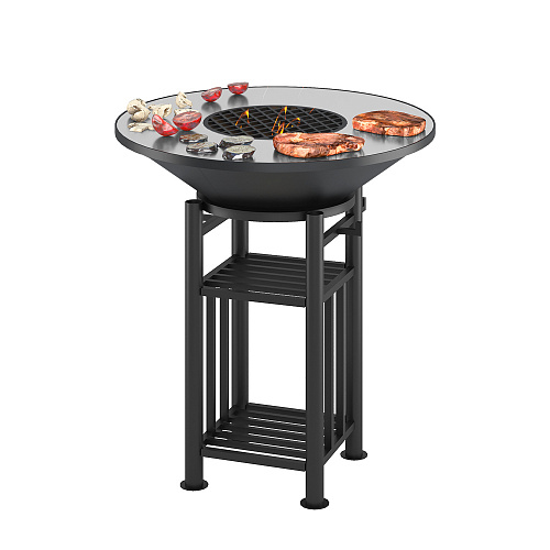 "FANTASTIC GRILL" Везувий Ø 700 (чаша+подставка+плита+решетка+крышка)