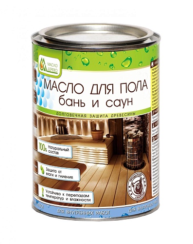 Масло для пола бань и саун (1 л) Масло для пола бань и саун (1 л)