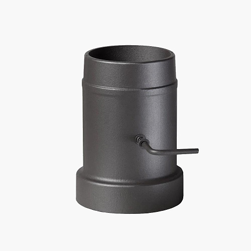 Стартовый дымоход D115/136 (с шибером, серый) - (Дымоходы / ПроМеталл, ПроМеталл) Стартовый дымоход D115/136 (с шибером, серый) - (Дымоходы / ПроМеталл, ПроМеталл)