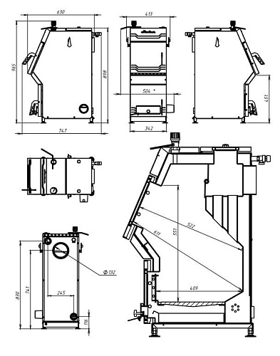 Котёл отопительный Stoker PRO 20  Котёл отопительный Stoker PRO 20