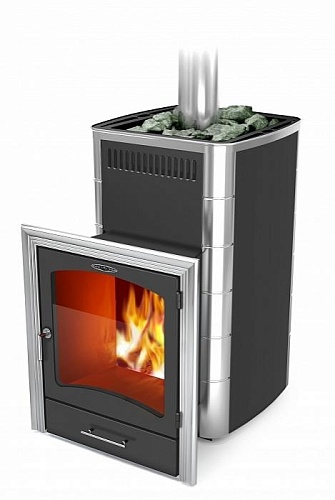 Калина II Inox, БСЭ, антрацит, НВ, ПРН: печь для бани TMF Калина II Inox, БСЭ, антрацит, НВ, ПРН: печь для бани TMF
