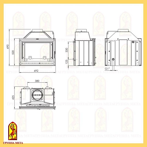 Оптима Аква 701Ш (с шибером) 