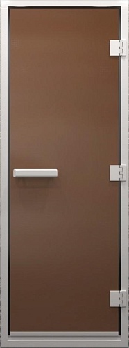 Дверь бронза матовая для ХАМАМА  70х190 см