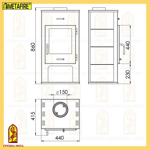 НАРВА 6 М (пристенная) 